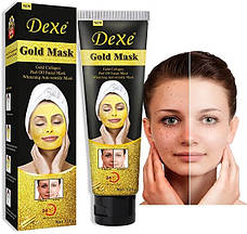 Mascarilla Facial Dorada Blanqueadora Rejuvenecedora